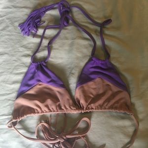 ACACIA swimwear cannons top, size L